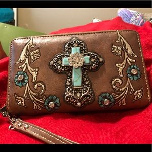 Montana west wallet wristlet No tags never used